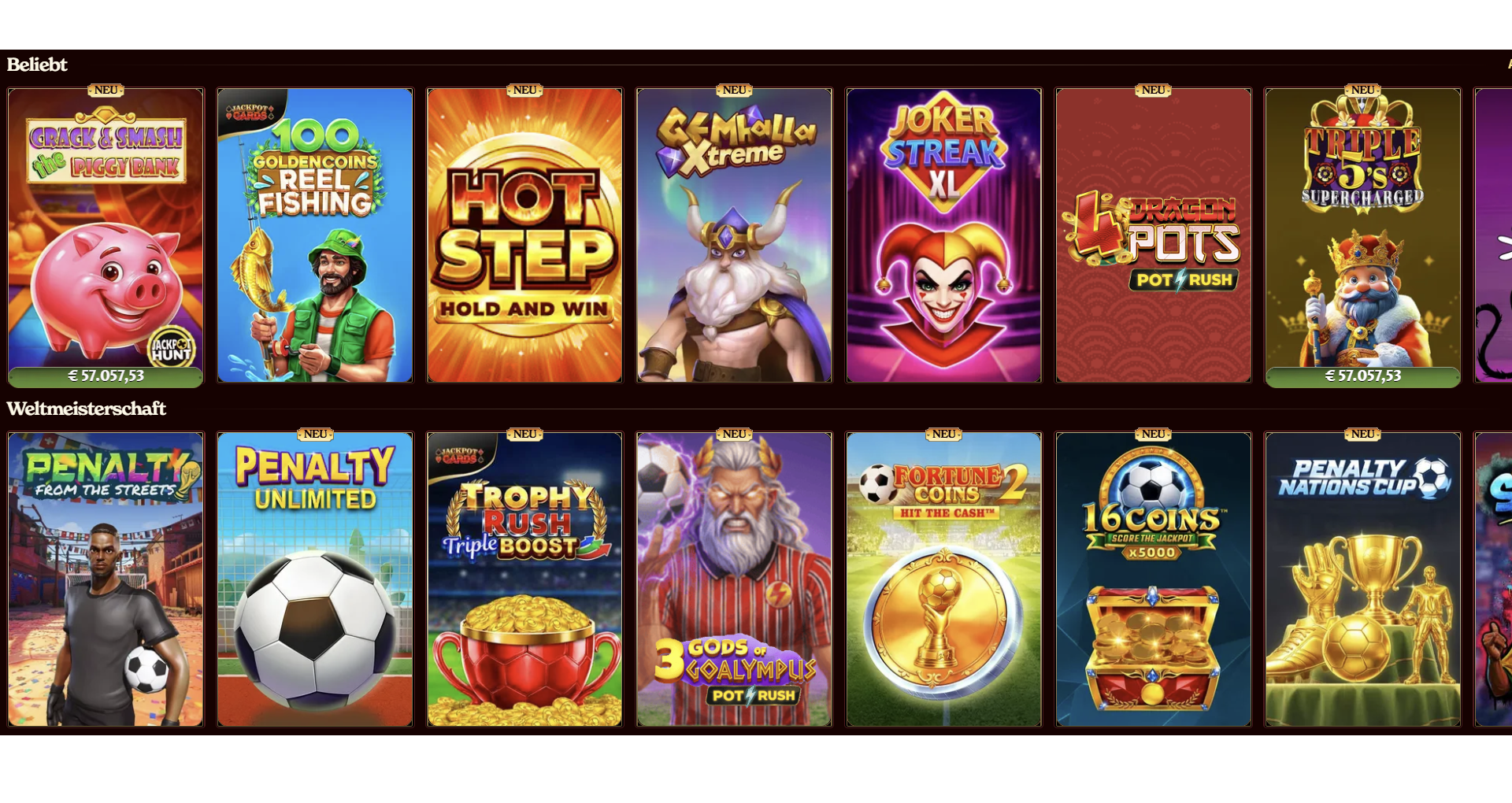 Casoola Casino games